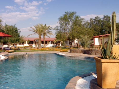 Namib Desert Lodge zwembad